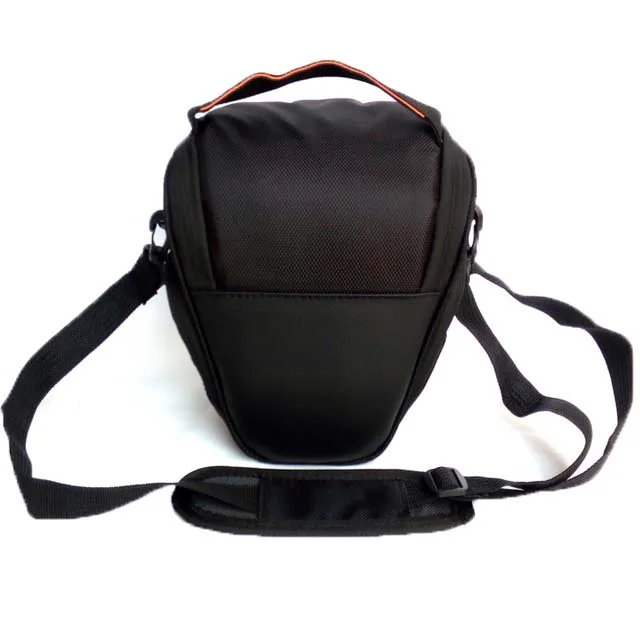 Triangle Black Nylon Small Camera Bag for Sony Nikon Canon DSLR Mirrorless Camera