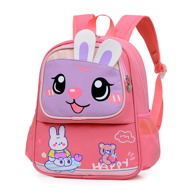 Cartoon pattern type oxford fabric animal prints nursery girls school bag with price