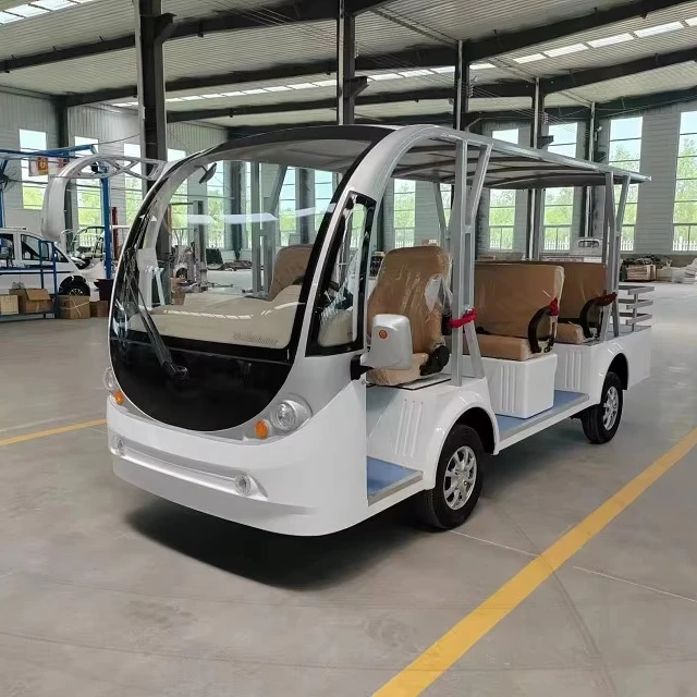 Дешевый 8-местный пассажирский Электрический экскурсионный автобусный автомобиль