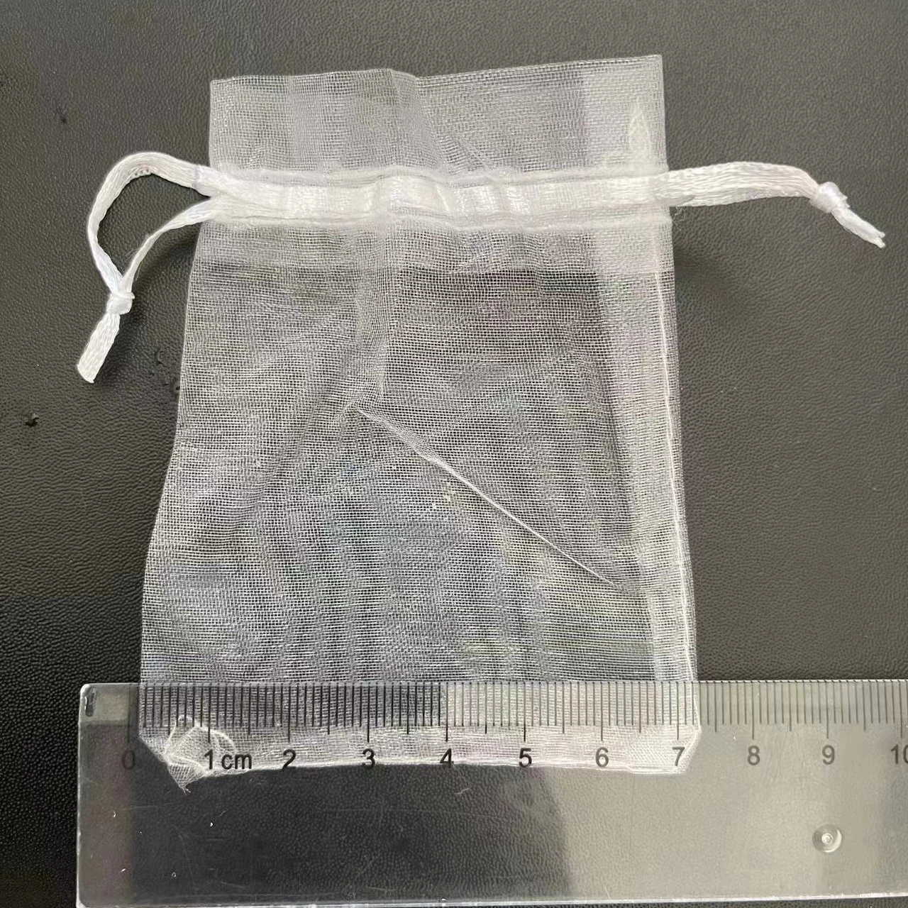 Wholesale Corn Fiber Mesh empty tea bag Pillow type Tea Bags Filter with drawstring rectangular tea bag