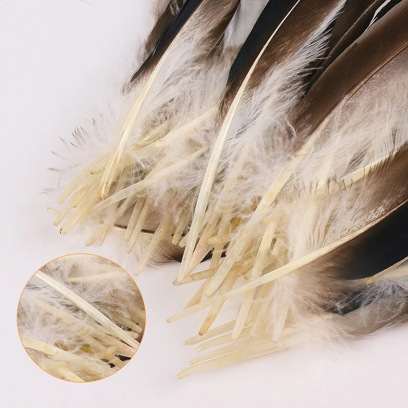 Wholesale dyed duck feathers 10-15CM DIY fashion designer handmade Dreamcatcher clothing decorative craft decoration