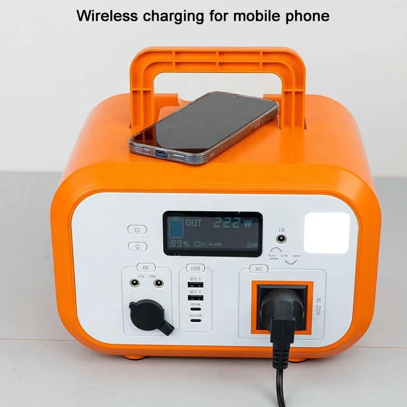 Constant Power Supply Pure Sine Wave AC outputs Solar Ready Mobile Power for Outdoors Camping Vans RV Hunting Emergency Backup