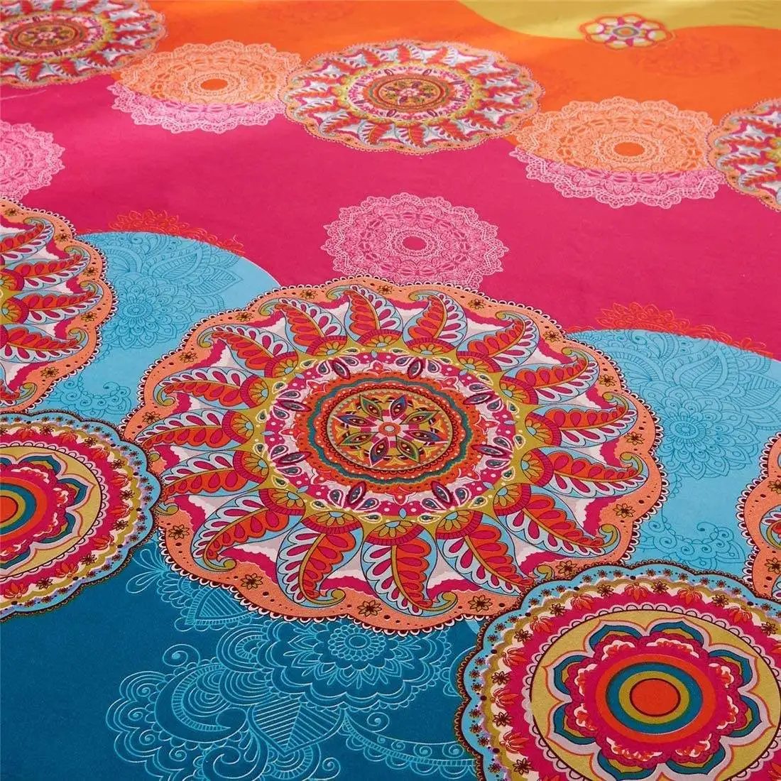 Twin Size 4 Piece Flying Horse Digital Printed Soft Breathable 90 gsm Microfiber Kids Bed Sheet Set