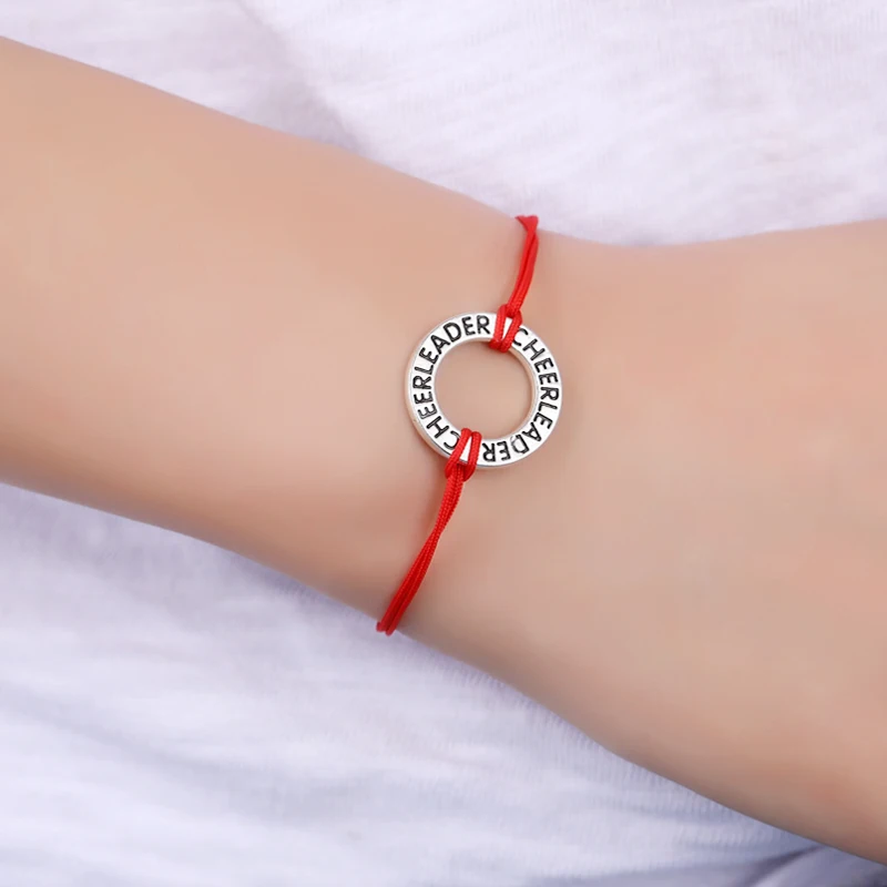 LWD60138 Dance Cheer Cheerleader Cheering Team Gymnastics Music Dancer Dancing Charm Bracelets