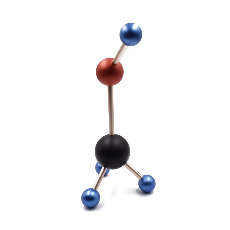 Modern Light Luxury Metal Electroplated Colorful Molecular Decoration Chemistry Teaching Model