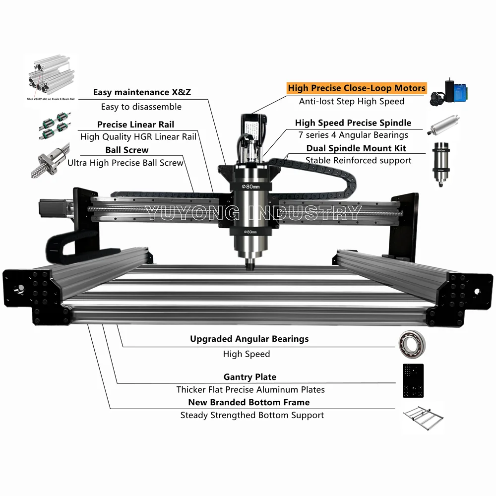 Hot sale 6090 1212 1325 Queenant CNC router machine woodworking 3D model making machine wood router for wood carving cutting mdf