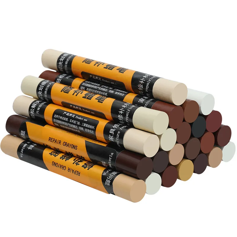 Furniture Repair Wax Sticks Scratch Repair Wax Crayons for Wood Floors