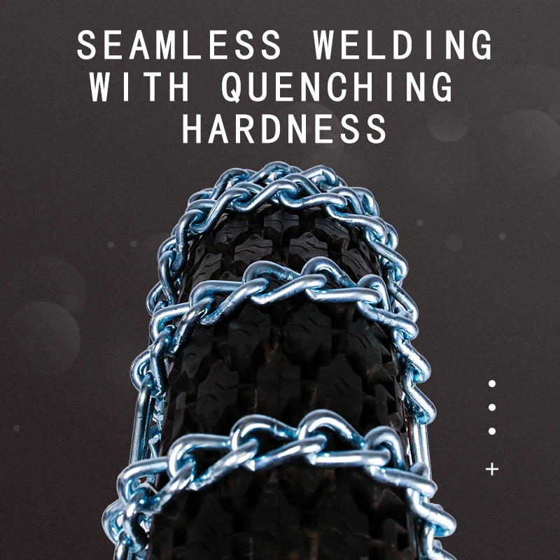 BOHU Motorcycle tire chains twist tire snow chain Alloy Steel anti-skid chains