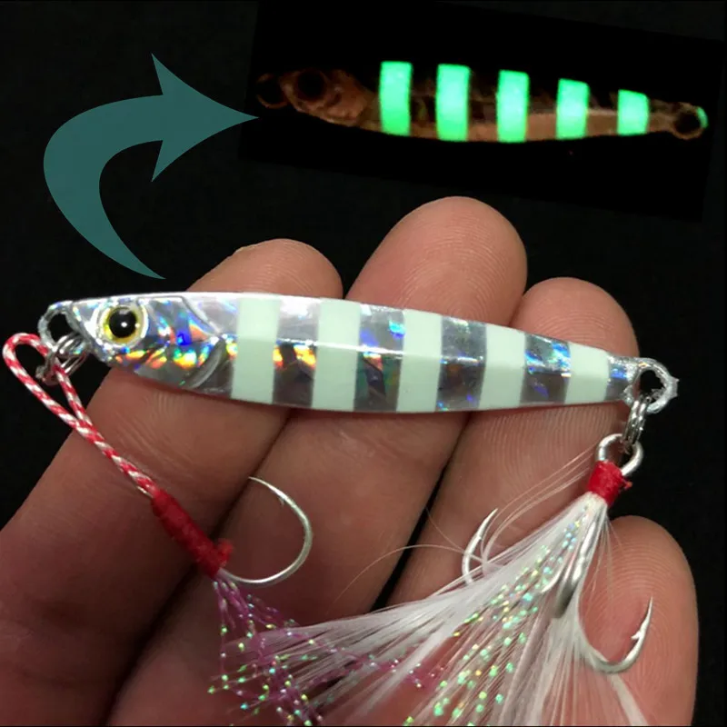 7g 10g 15g 20g 25g 30g 40g 60g Metal Jig Fishing Bait Slow Jig Lead Fish Fishing Lure Metal Jigging Lure