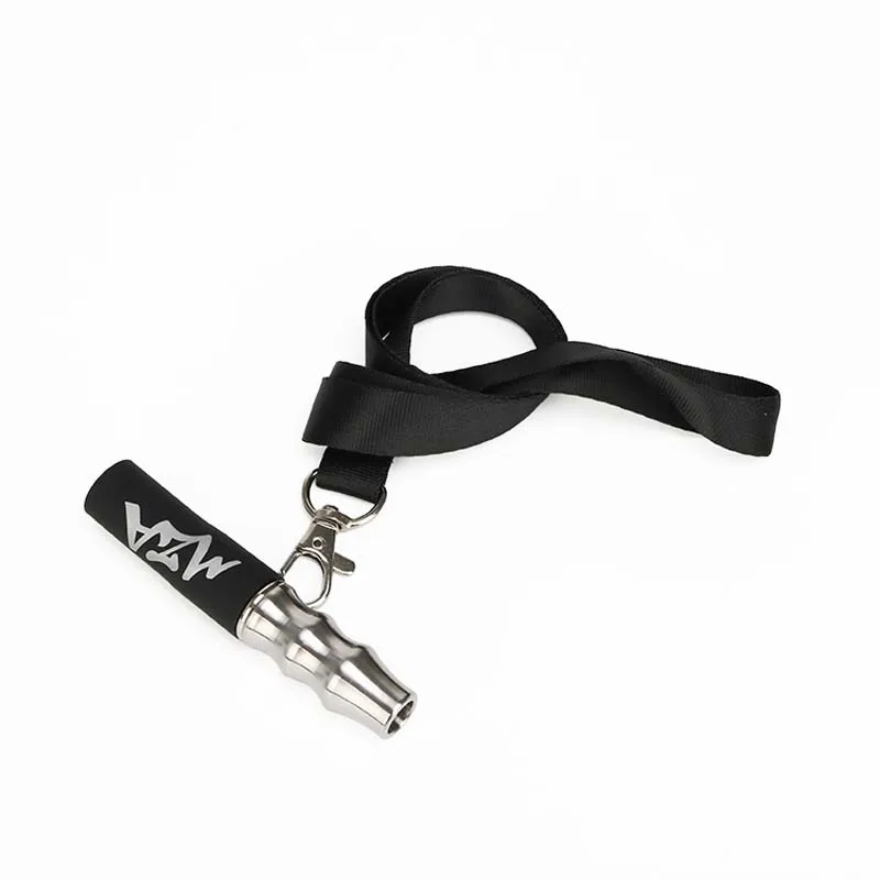 custom logo reusable mouthpieces accessories stainless steel silica gel mouth piece acrylic hookah shisha hang rope mouth tips