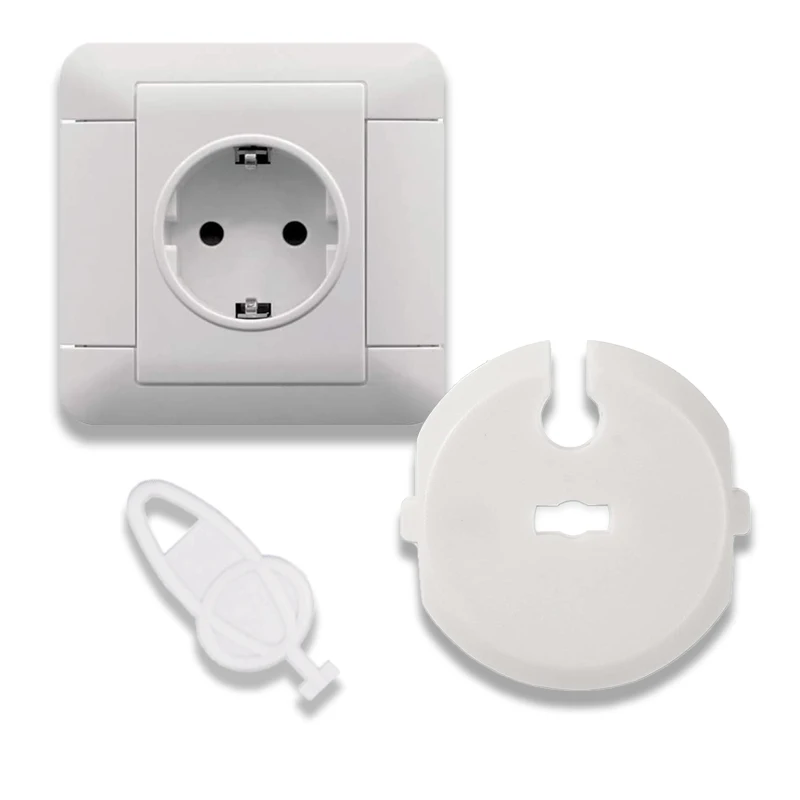 cache prise Baby proofing Wall  Electrical Outlet Cover for Child Protect  Europe  Electrical Socket Covers