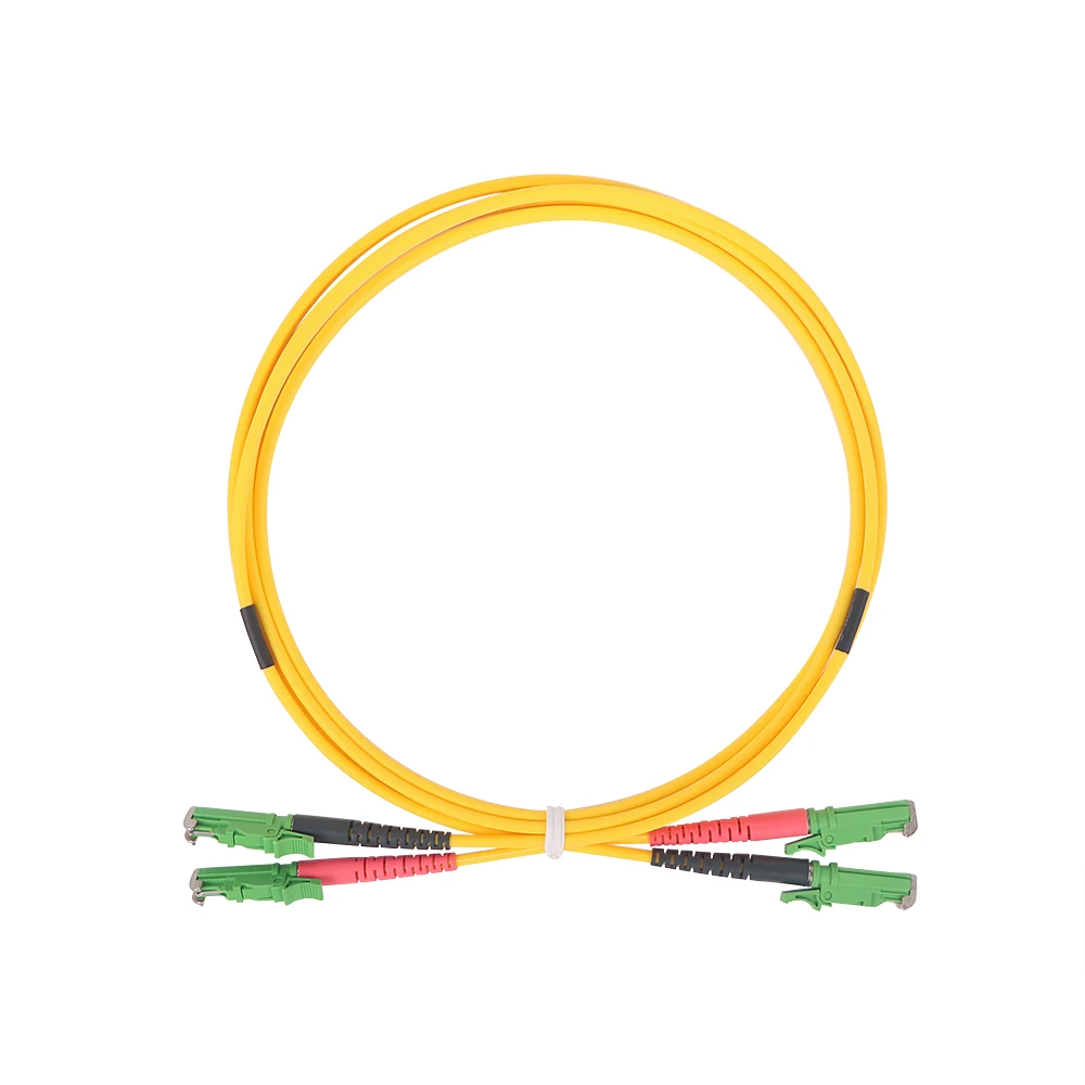 E2000/APC-E2000/APC Duplex DX Singlemode SM Fiber Opitc Patchcord And Pigtail With G652D & G657A1 & G657A2 Fiber