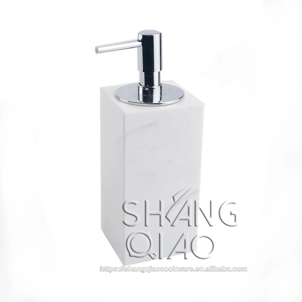Amazon Hot Sale Natural Marble Soap Dispenser with Pump