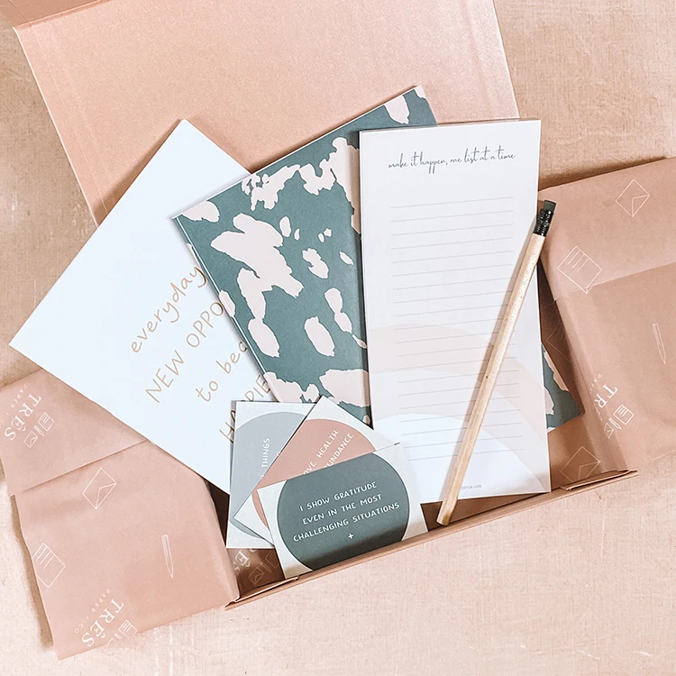 OVO Printing Stationery Mystery Box Stationery Grab Bag Cute Bundle Journal  Box Surprise Lovers Planner Gift Set