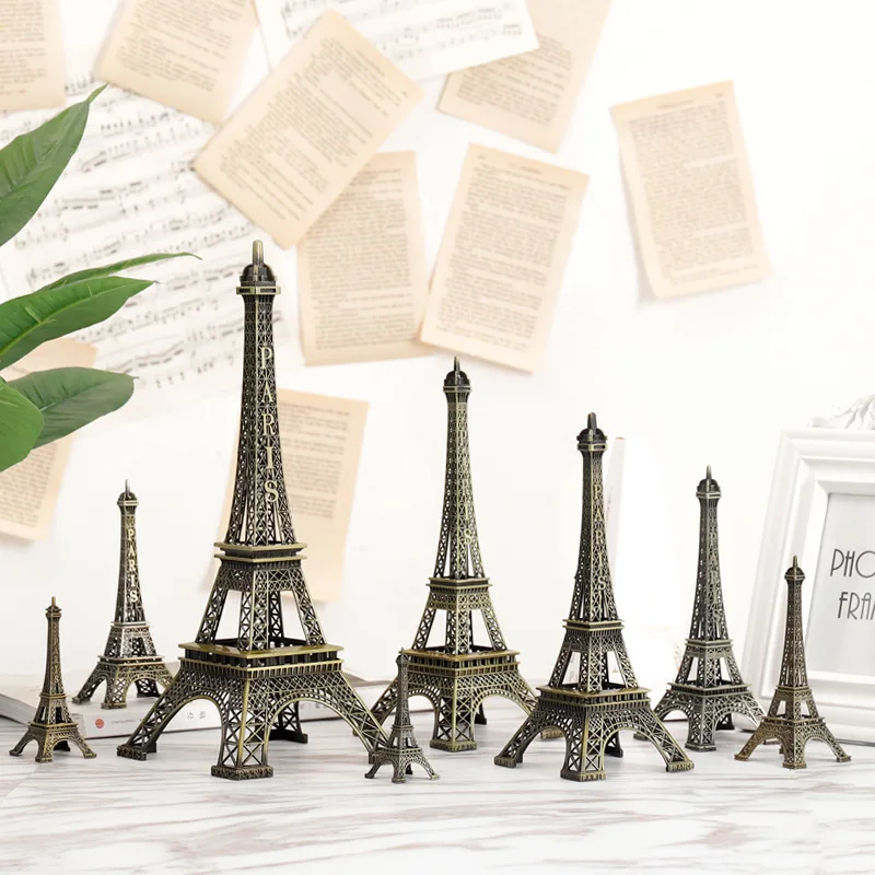 
Nordic Paris Wedding Gifts Creative Decoration Model Metal Iron Eiffel Tower  (60851638423)