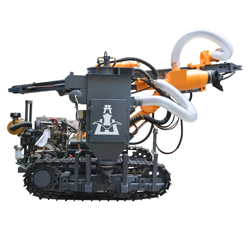 High quality 40m depth High Air Pressure DTH  and bit Ore Mining Deep Hole DTH drill rig