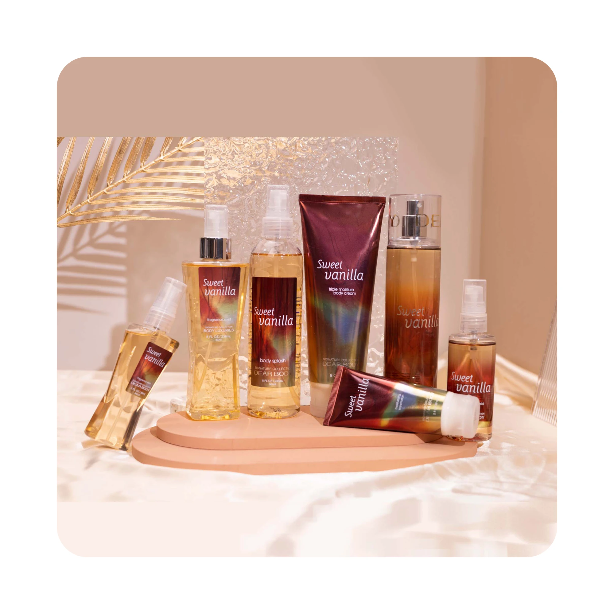 Dear body Brand Sweet Vanilla Sugar Body Splash&Fine Fragrance Mist