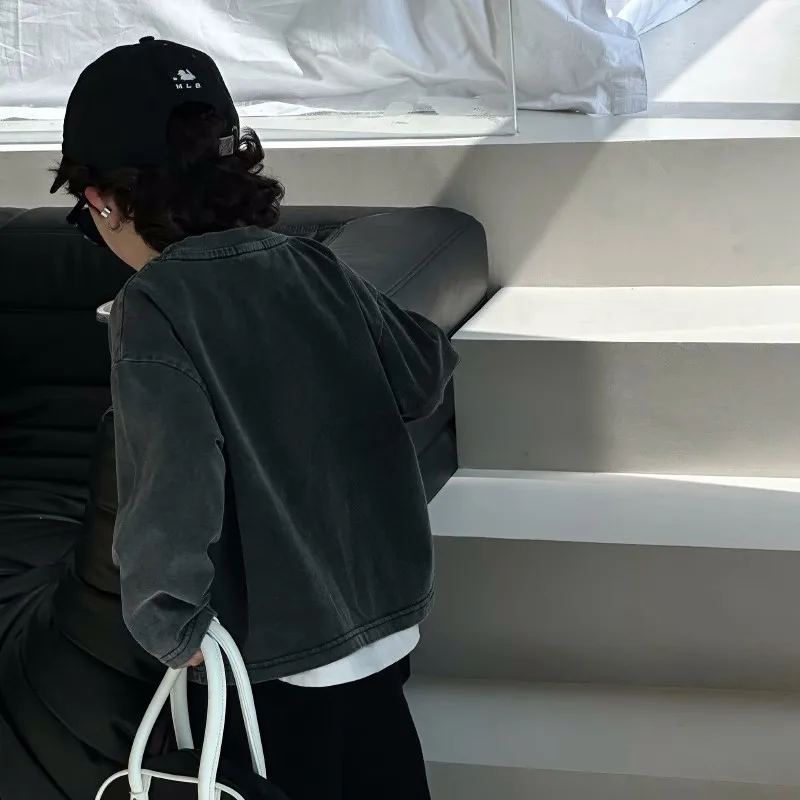 Hot Sales Kids Spring Clothes Acid Wash Shirt Printing Tshirts Boy Clothing 6 to 14 Years Summer Clothes for Kids Tshirt Cotone