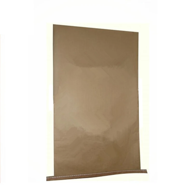 Seam bottom Kraft paper bag Sewn open mouth Kraft bags for building materials chemical powder iron oxide yellow seed