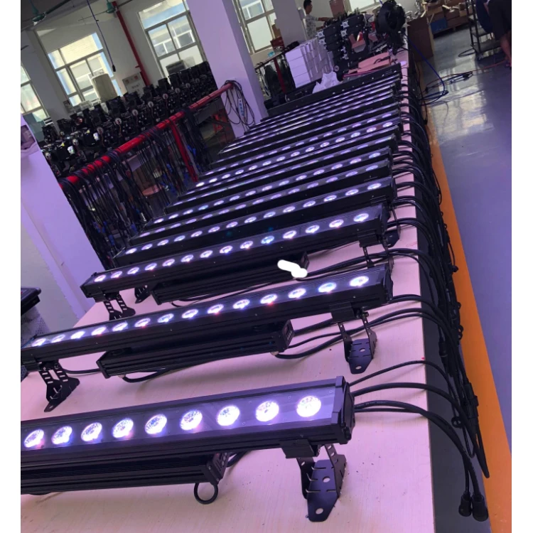 CE ROHS Ip65 14x30w RGBW light outdoor waterproof led wall washer bar light