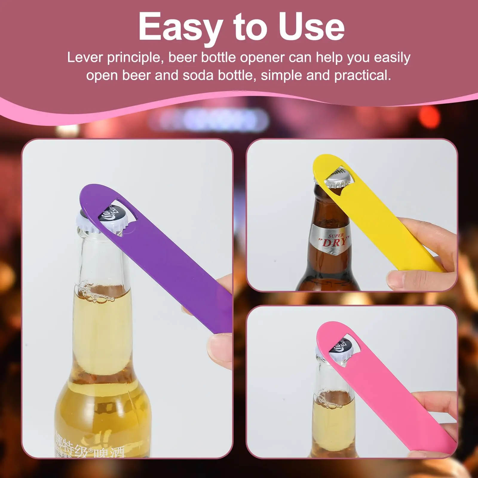 Custom 25 Finger Tiger Wood Keychain Silicone Stainless Steel Beer Spaceman Shape Wall Bear Bottle Opener