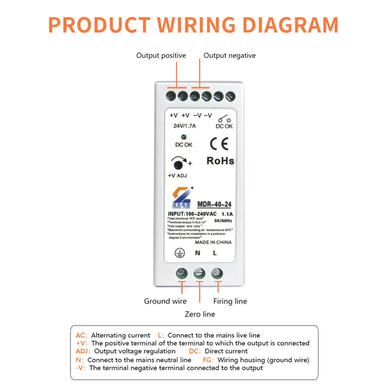 New In 2024 Dc Power Supply Variable 5 Amp 277Vac 12V Constant Voltage Circuit Power Supply For Led Lights