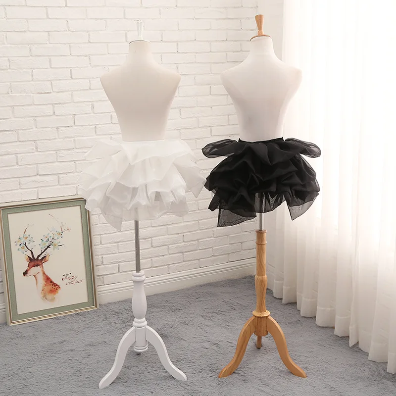 2022 Lolita bustle bridal underskirt crinoline skirt hoops short petticoat with great price Customization