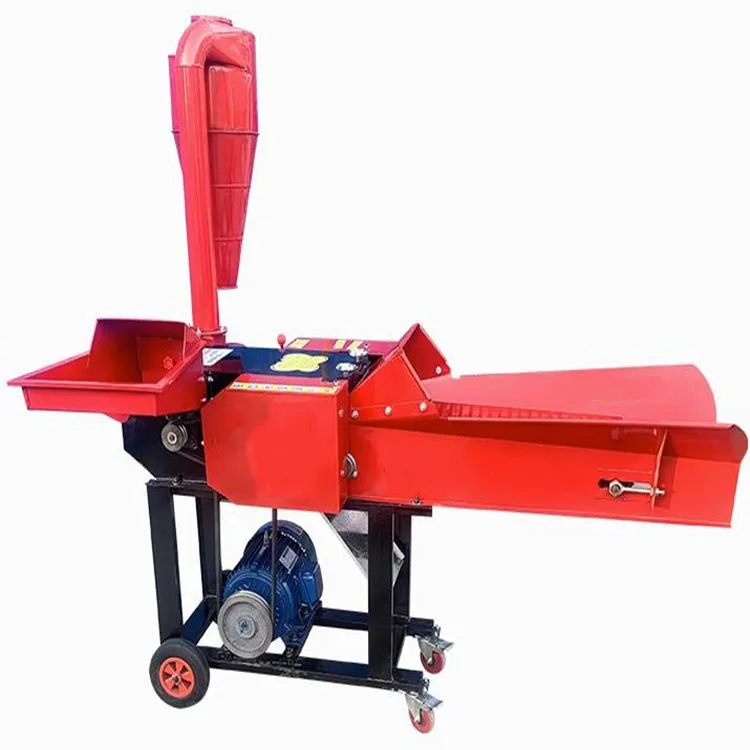 9ZRF-1 Grass Cutting  Chaff Cutter Corn Stalk Crusher Dry Wet Grass Crushing Machine with Conveyer for Animal Feed Machinery