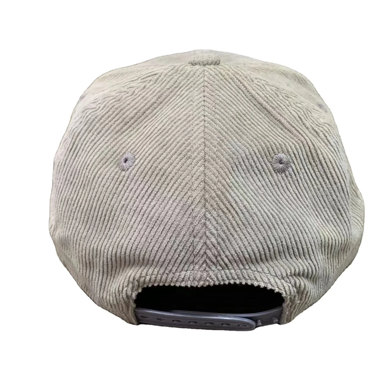 High Quality Wholesale Classic Custom Embroidery Logo 6 Panel Unisex Tan Corduroy Cap Plain Corduroy Snapback Hat Gorras