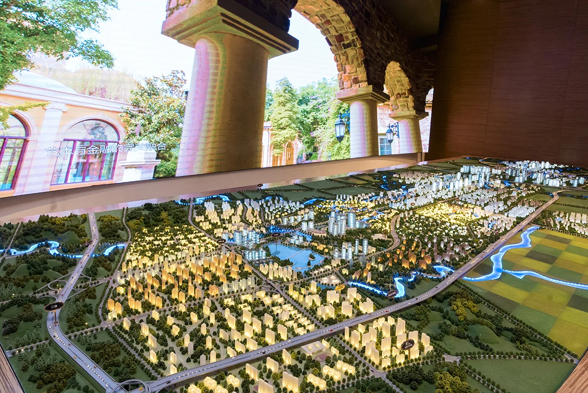 Good Quality Architecture Model Miniature Living House 3D Real Estate Building