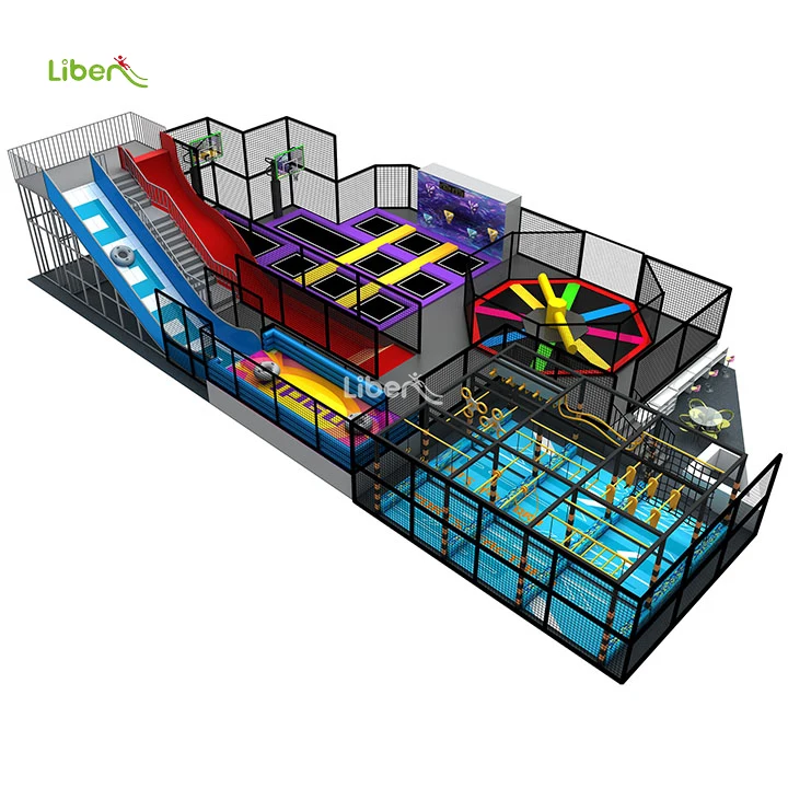 Professional Leap Trampoline Park Jumping For Kids