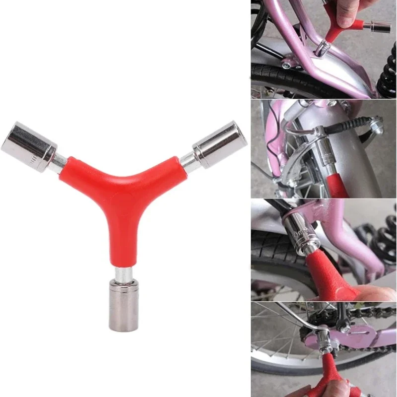 Bicycle portable hexagonal socket wrench bicycle triangular effortless wrench high hardness triangular hexagonal wrench