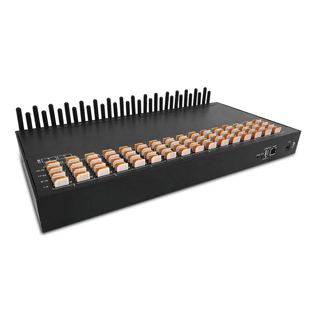 Skyline voip product Hot Sale SK32 128 gsm call voice gateway 32 channel goip VoIP gateway