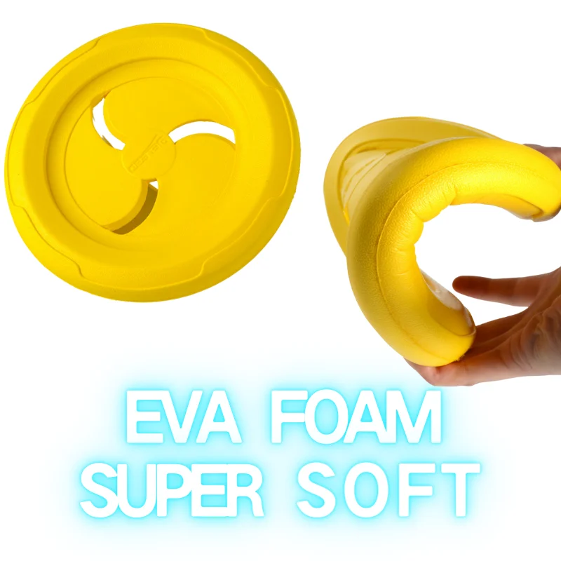 
Bite resistant EVA Foam Dog flying disc Interactive Pet flying disc better fly 