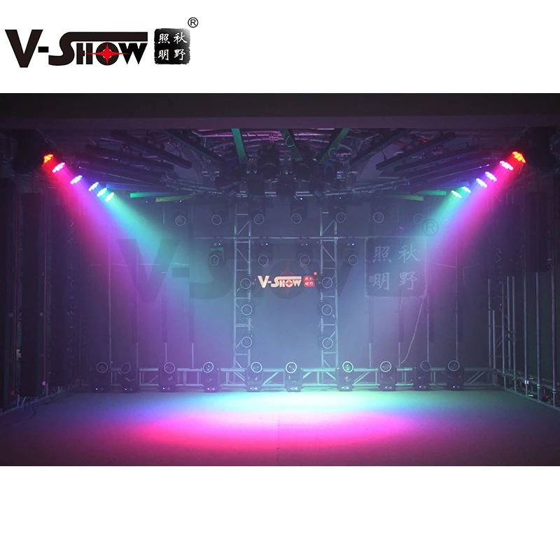 V-Show IP65 Outdoor 12 * 18W RGBWA UV  Waterproof LED Battery Powered Wireless Par Lights
