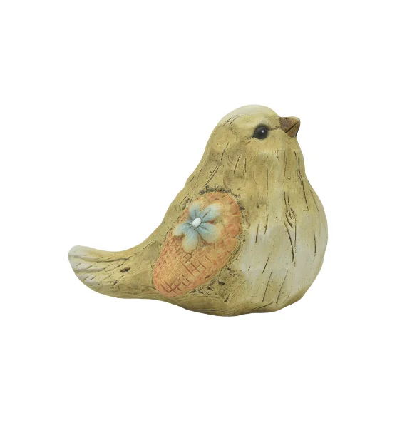Customized Garden Ornaments Mini Cute Resin Sparrow Figurines Bird Resin