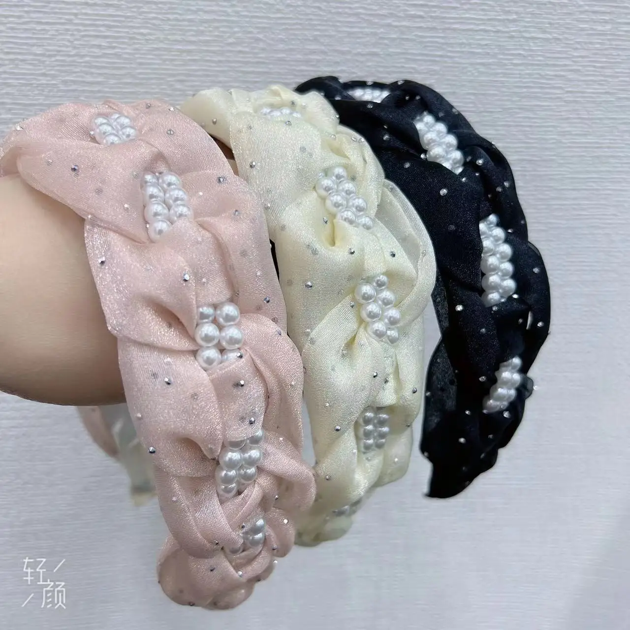 Новинка 2023, повязка на голову с жемчугом, повязка на голову с бриллиантами для женщин