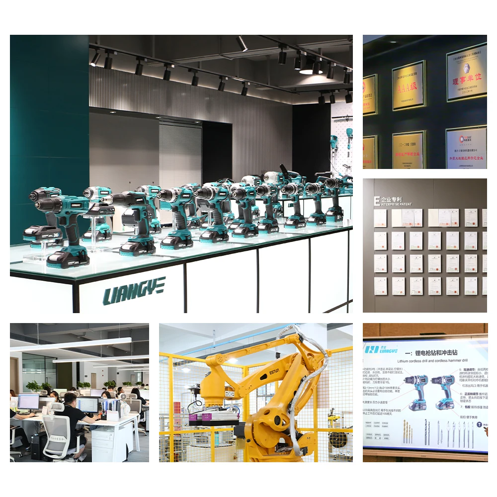 Liangye 180Nm Cordless Screwdriver Drill Rechargeable impact driver set with battery and charger