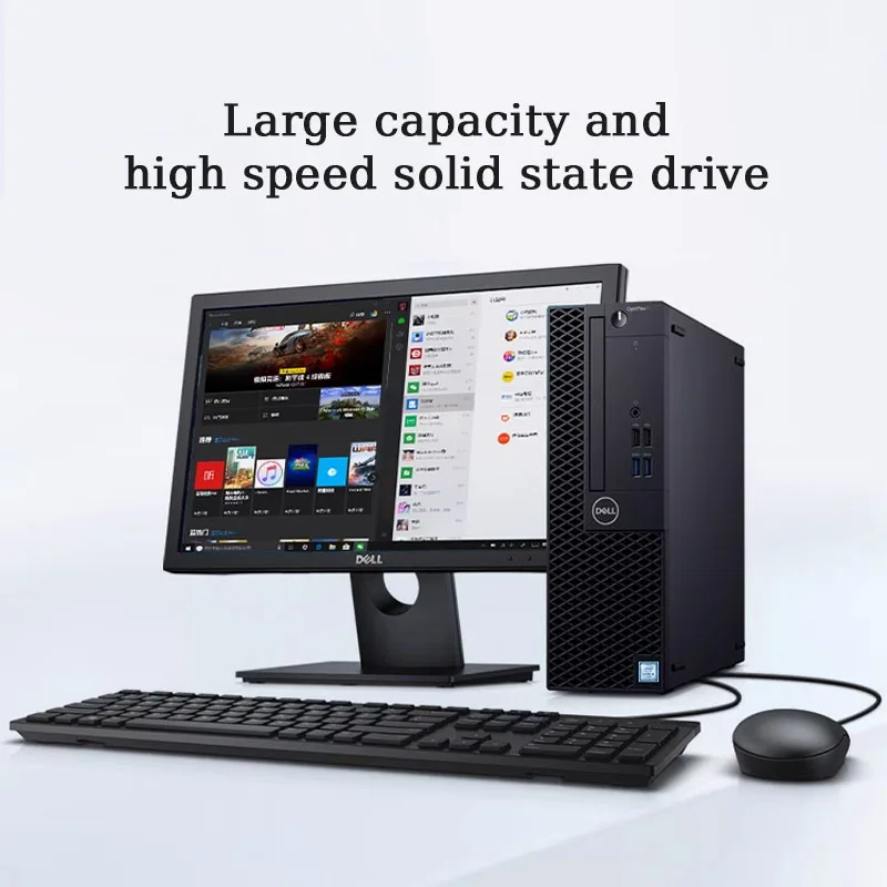 factory Direct Sale Intel Core i3/i5/i7-7700 Optiplex 7050 SFF Desktop Computer 256GB DDR4 SSD Card  Computer Desktop pc