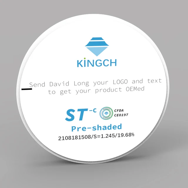 98mm 14mm ZrO2 Dental Lab STC denture Teeth Cad Cam Dental Zirconia blank block disc