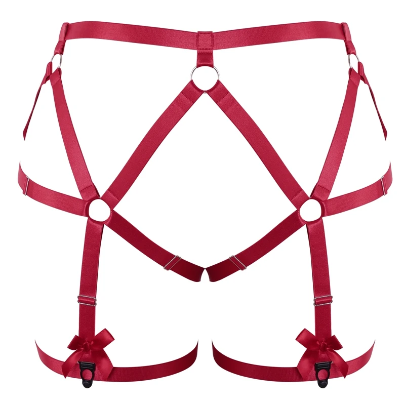 Women Harness Lingerie Garter Belt Punk Gothic Belts Plus Size Garter Belt Clip Halloween Christmas Festival Costume