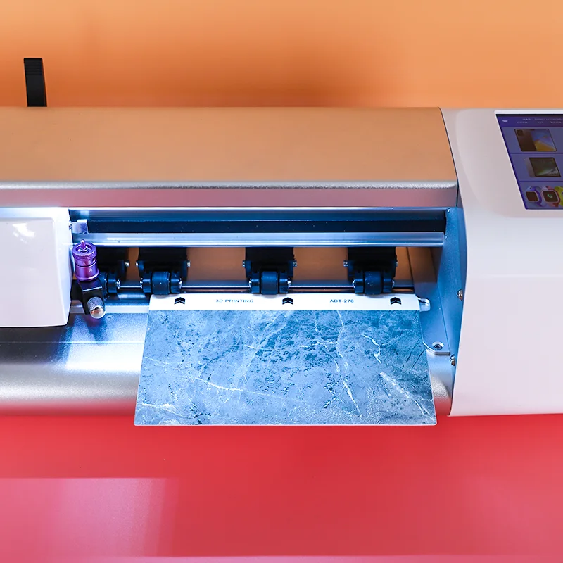 Auto Screen Protector Sheet Back Skin Sticker Laminating Machine Cutting Plotter For Smartphones