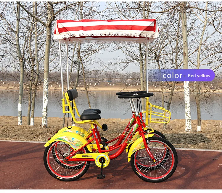 Новый стиль 20-дюймовый Двухместный безопасный велосипед для двух человек взрослые велосипеды тандем Туризм