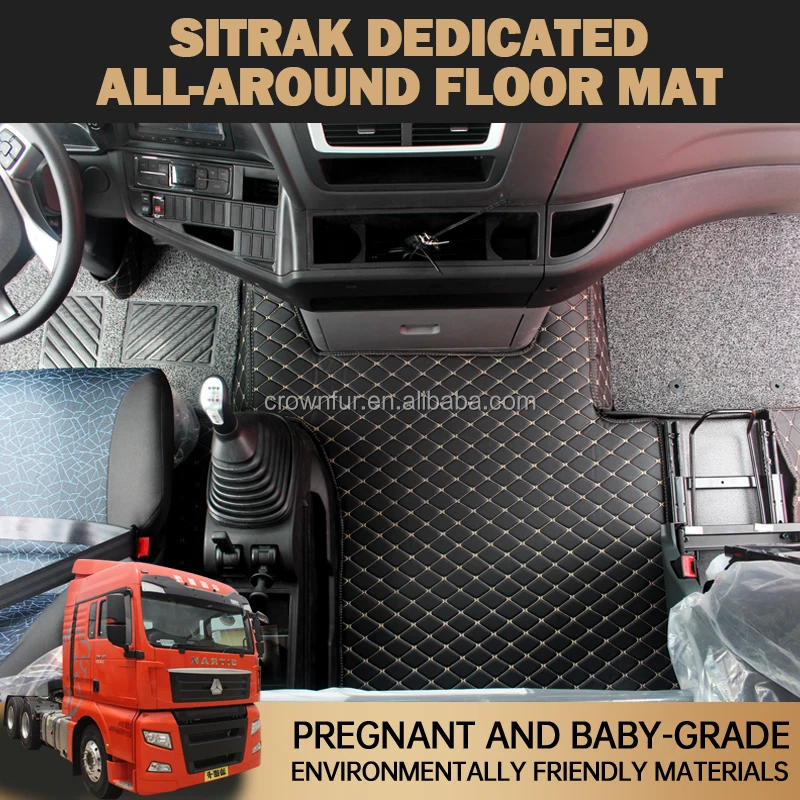 5D Truck Floor Mats for Volvo FH 12/DAF/FORD/MERS/SCANIA/Man Tga Truck Floor Mats