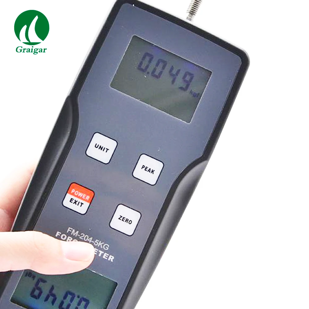 FM-204 Digital Dynamometer Measuring Instruments Thrust Analog Push Pull Force Gauge used Electronics, Building Hardware