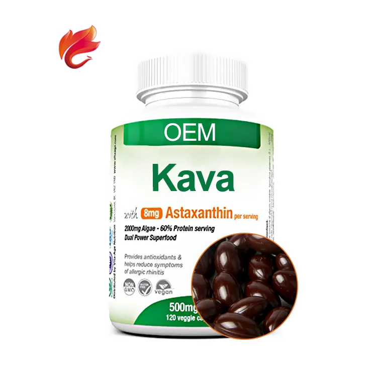 Chinese Herbal Health Food Kava Root Extract Hard Capsule Sleeping Capsule