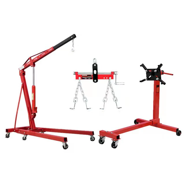 3T Discount Price Multifunctional Engine Hoist  Hydraulic Foldable Shop Crane Engine Jack