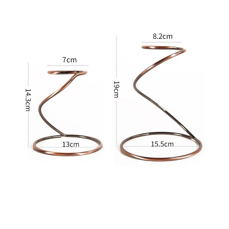 Cheap Price Artist Design Drip Coffee For Filter Cup Holder Metal Shelf Coffee Dripper Stand V shape 60 Drip For Barista