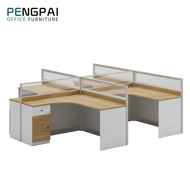 Office Furniture  modern wooden L shape executive workstation manager staff desk table workstation