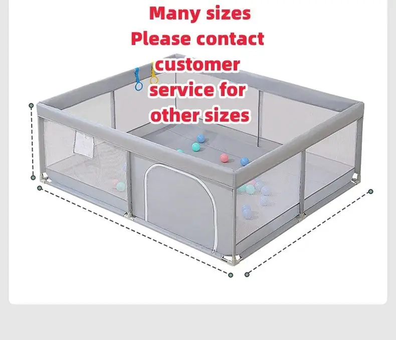 Aolan Baby Playpens Square Babys Travel Cot Folding Baby Playpens Playpen Fence Indoor For Kid